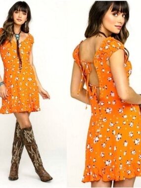 Free People LIKE A LADY MINI DRESS